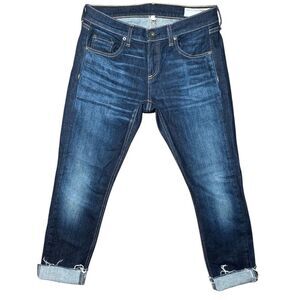 Rag & Bone The Dre Slim Fit Boyfriend Jean Raw Hem Sz: 26